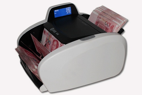 技術造型完美搭配 科密金雀1100C點鈔機-滾動